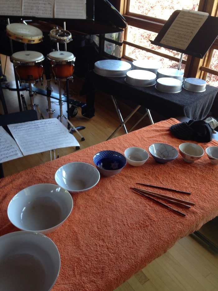 Lou Harrison percussion performed by William Winant-photo by A. Broner